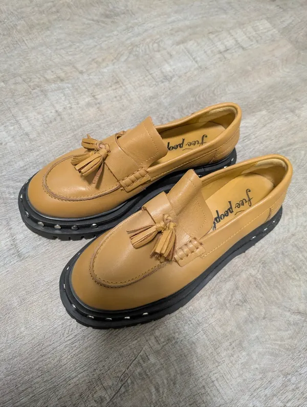 Free People Teagan Tassel Loafers Size 6.5 - Image 2