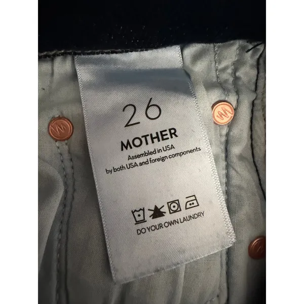 Mother The Insider Ankle Jeans Women 26 Cropped High Rise Straight - Image 7