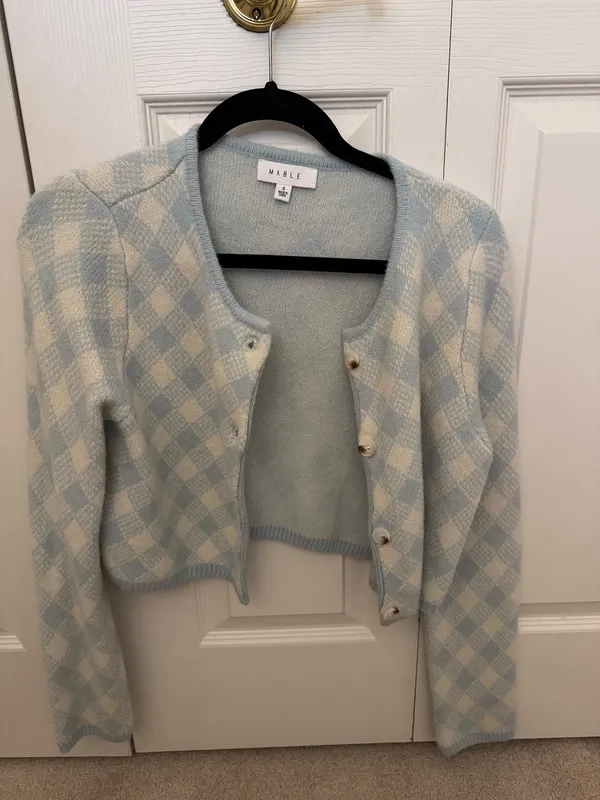 2 piece sweater set Blue - Image 4