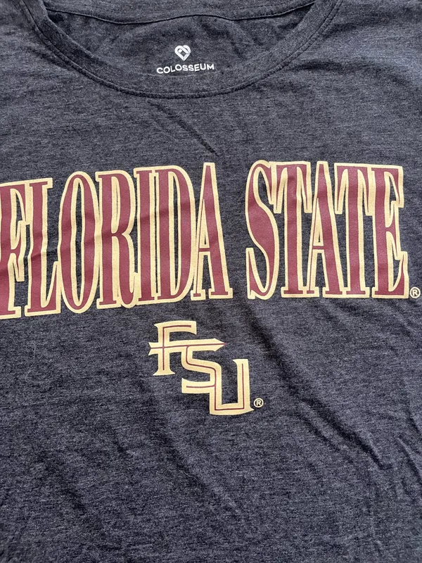 Colosseum Florida State Dark Grey Women’s T-Shirt - Image 2