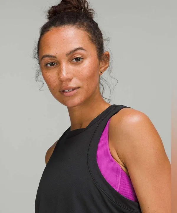 Lululemon Open-Back Cropped Training Tank Top - Black - 8 - Image 5