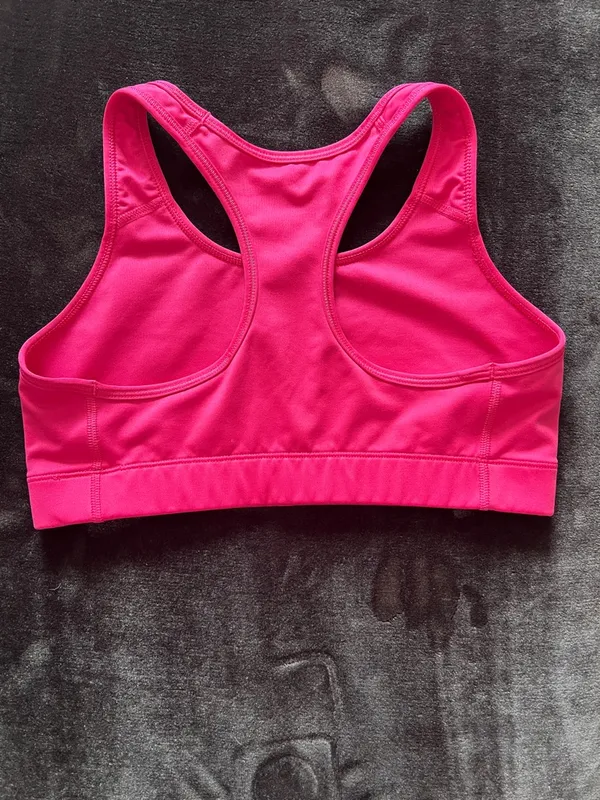 Nike Pink Dri-FIT Racerback Sports Bra - Image 3