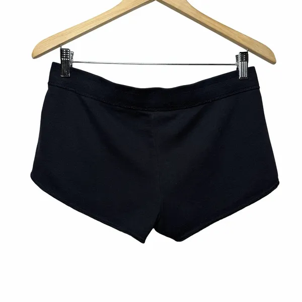 Hollister Womens Micro Mini‎ Low Rise Fleece Dolphin Shorts S Y2K Spellout Logo - Image 2