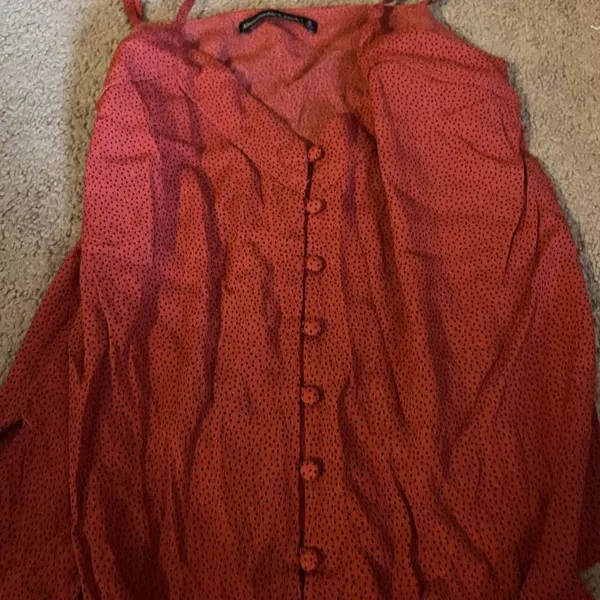 Abercrombie red cami blouse small‎ - Image 5