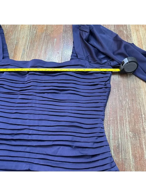 Abercrombie & Fitch Purple Emerson Drop Waist Mini Dress XL - Image 9