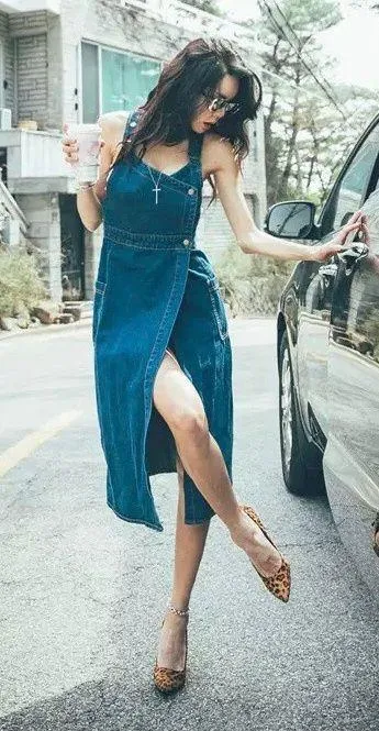 jean skirt - Image 4