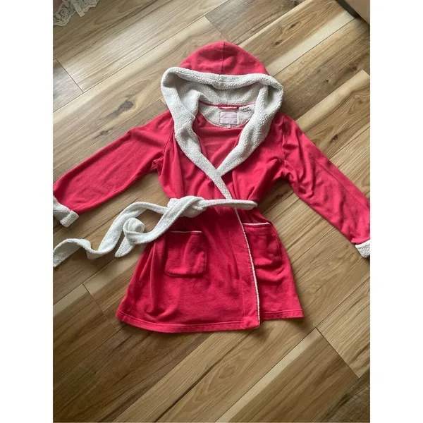 Victoria’s Secret | Women’s Santa Sherpa Lined Fleece Christmas Robe XS - Image 3
