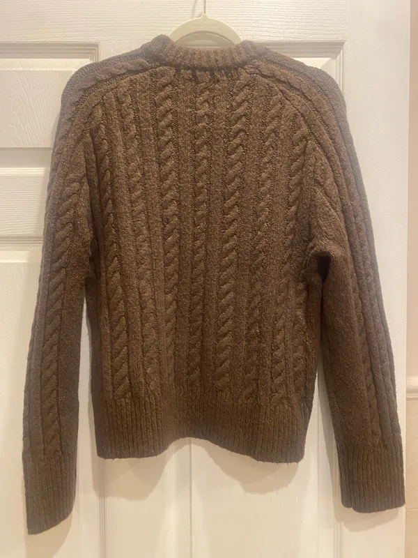 Abercrombie & Fitch Madeline cable knit crewneck sweater - Image 3