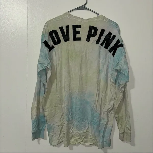 Victorias Secret PINK Tie-Dye Long Sleeve Shirt - Image 3