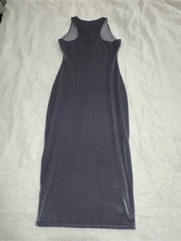 Velvet dress Silver - Image 4