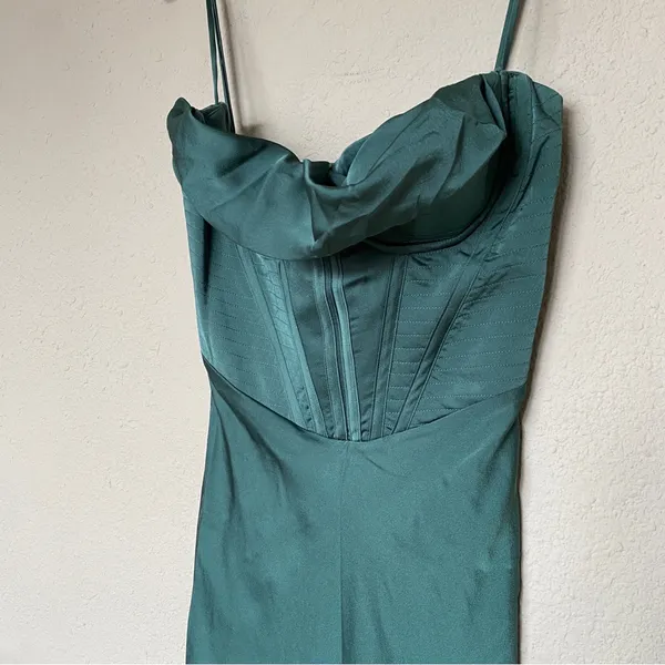 House of CB 'Charmaine' Forest Corset Maxi Dress NWOT size XS‎ - Image 9