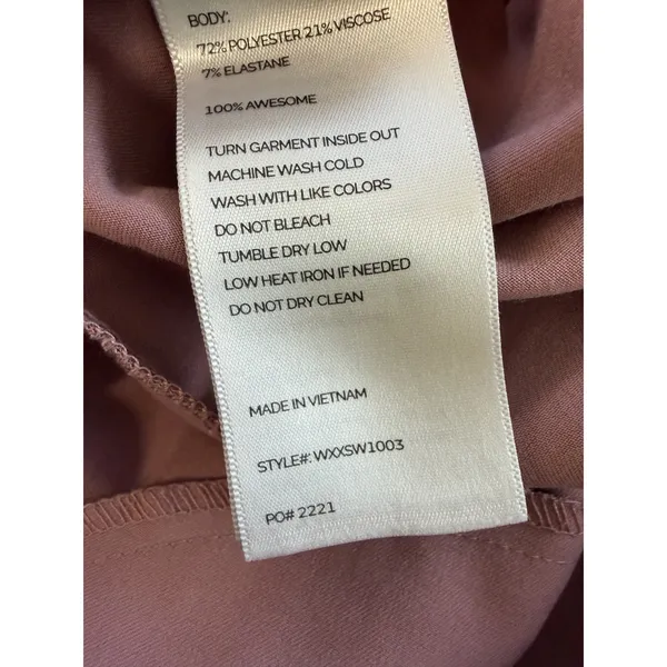 FIGS TECHNICAL COLLECTION RAFAELA Scrub Top Mineral Mauve Nurse Oversized ‎ Pink - Image 7