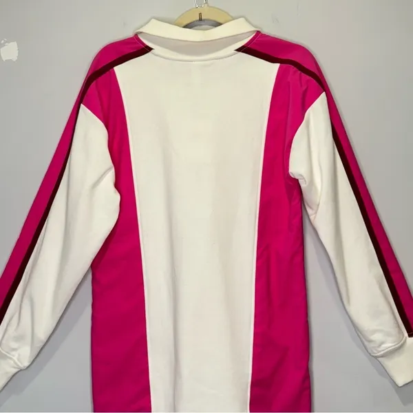 NWT Anthropologie Daily Practice Sporty Colorblock Twofer‎ Mini Dress White Pink - Image 7