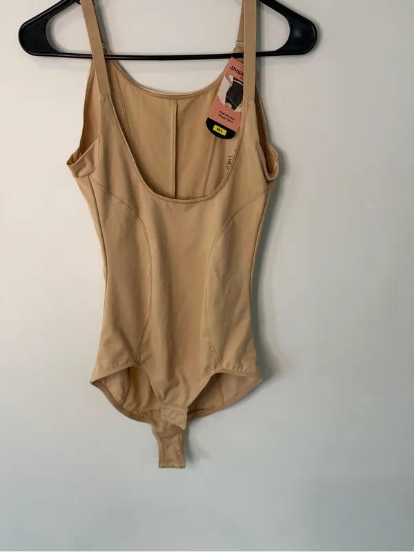 Shapermint Nude Beige Shaping Bodysuit Tan Size undefined - Image 5