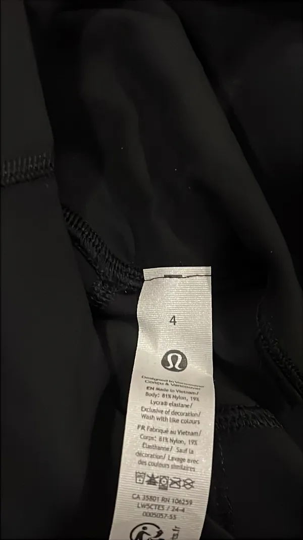 Lululemon Black Align Leggings 28” - Image 3