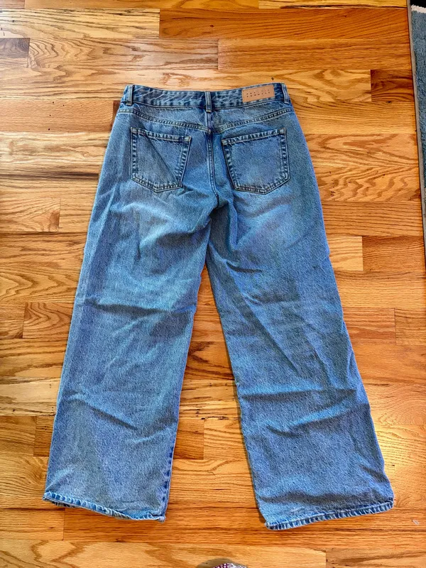 PacSun Casey Low-Rise Baggy Jeans Medium Indigo - Image 2