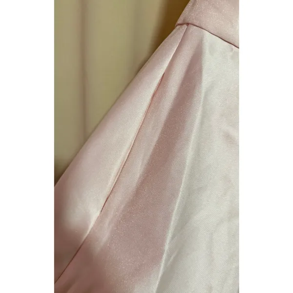Alfred Sung Hi-Low Gown With Pockets Blush- Size 16R - Image 6