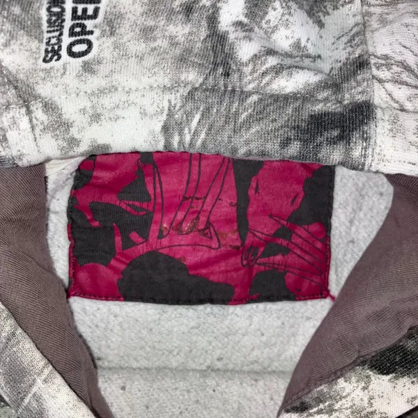 Cabela's Hoodie Women L Seclusion Open Country‎ Snow Camo Pink Graphic Outdoor - Image 7