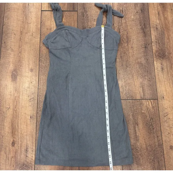 NWT Intimately Free People Teracotta Something Bout You Mini Dress Gray XS $68 - Image 8