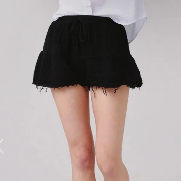 Stark X Tie Dye Cotton Shorts White Size L - Image 9