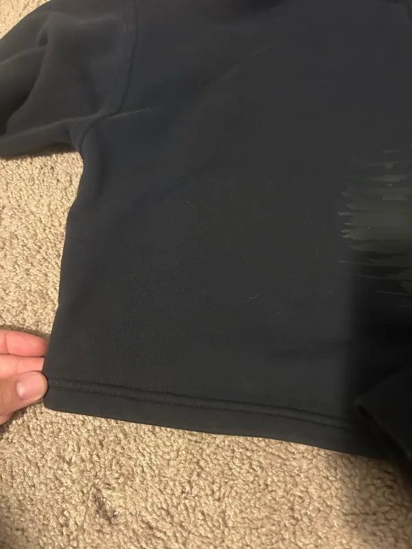 Lululemon Black Cropped Hoodie with Subtle maple leaf Center Logo - Image 7