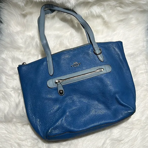 Coach Blue Taylor Tote No. M1681-58568 B91‎ - Image 2