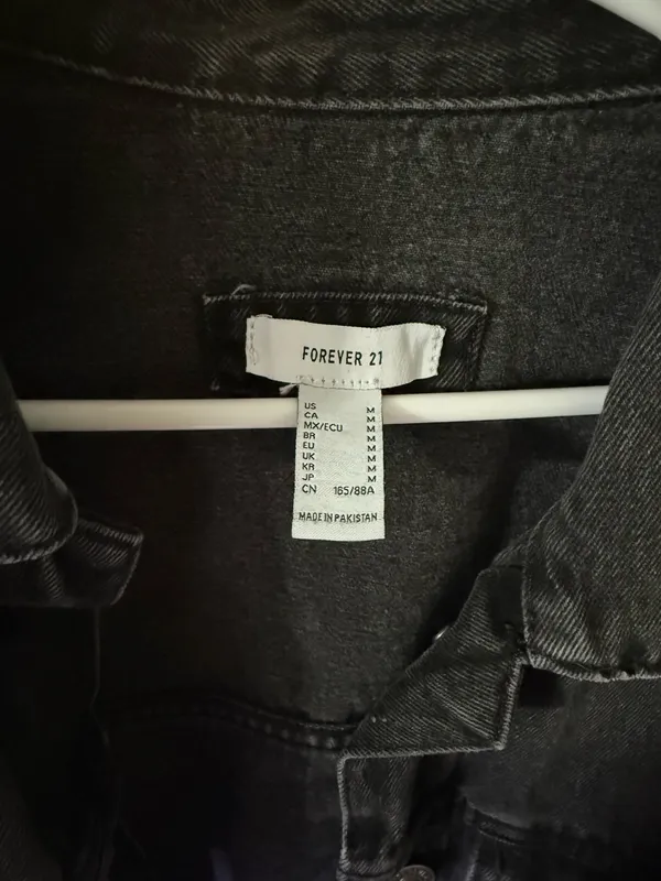 Oversized Jean Jacket Forever 21 - Image 2