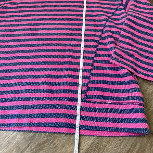 Jcp Pink Blue Striped Long Sleeve Casual Top ~ Cotton Polyester ~ Size XL - Image 11