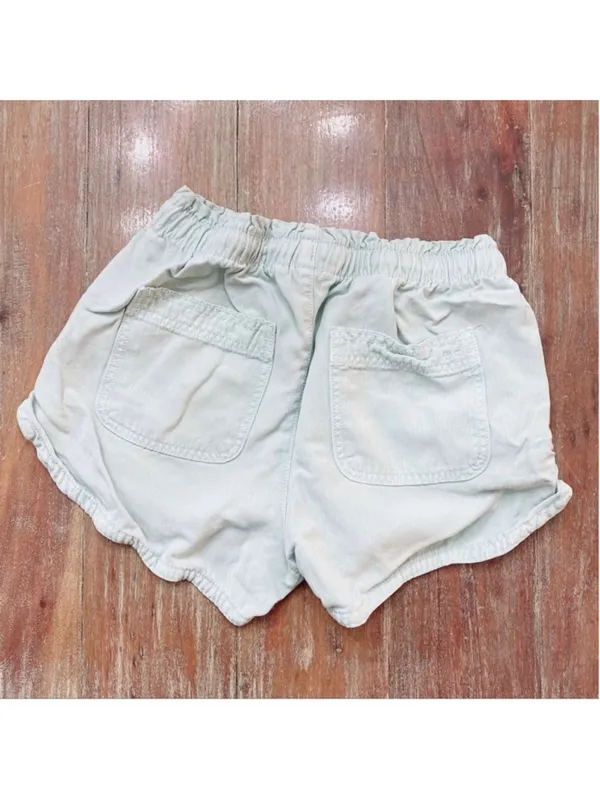 American Eagle Mint Green Ruched Shorts XS - Image 6