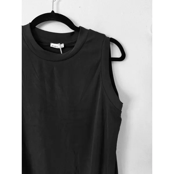 NWT OGL Sandwashed Crew Neck Tank Top Black Size Small - Image 4