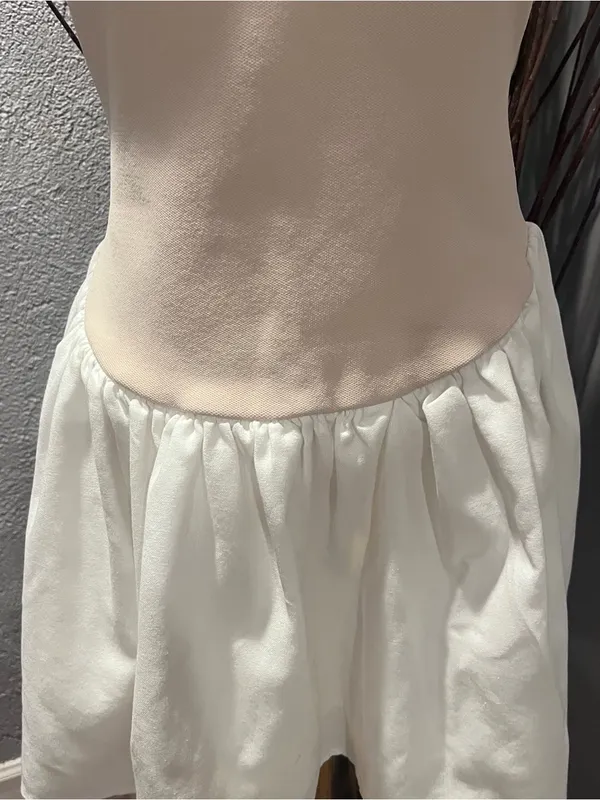 🌸Meshki Nude And White Strapless Mini Dress Size Xxl🌸 - Image 3