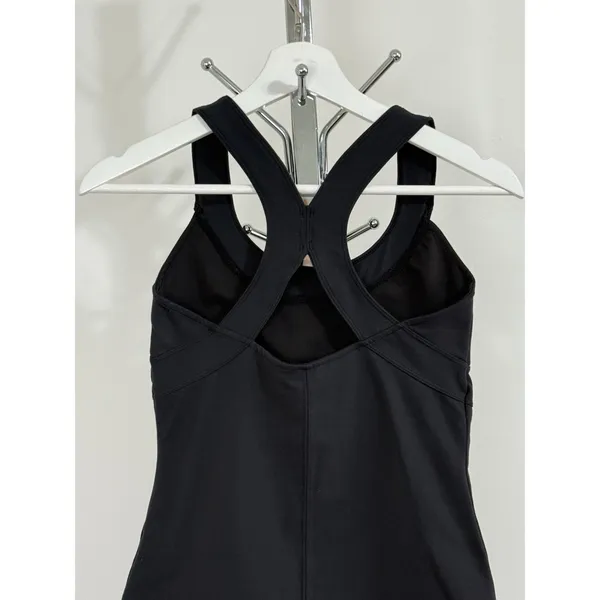 Athleta Women’s Black Tank Top Racerback Cutout Yoga Workout Activewear Size S - Image 7