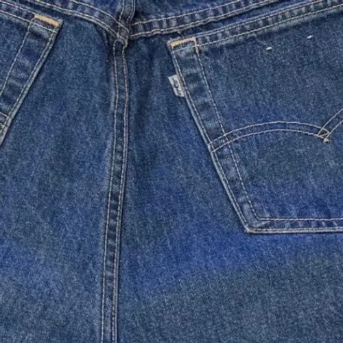 Vintage Levis High Rise Tapered Leg Jeans Made in USA Medium Wash Denim Size 18 - Image 15