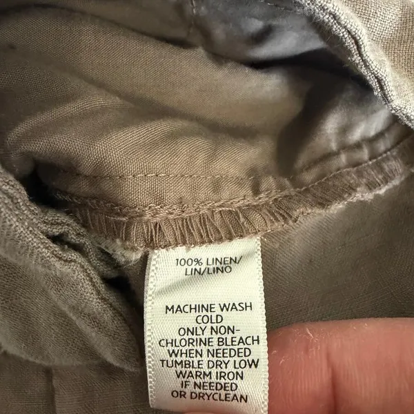 LOFT‎ 100% Linen Trouser Pants Women's Size 4 Summer Lightweight Breathable - Image 9