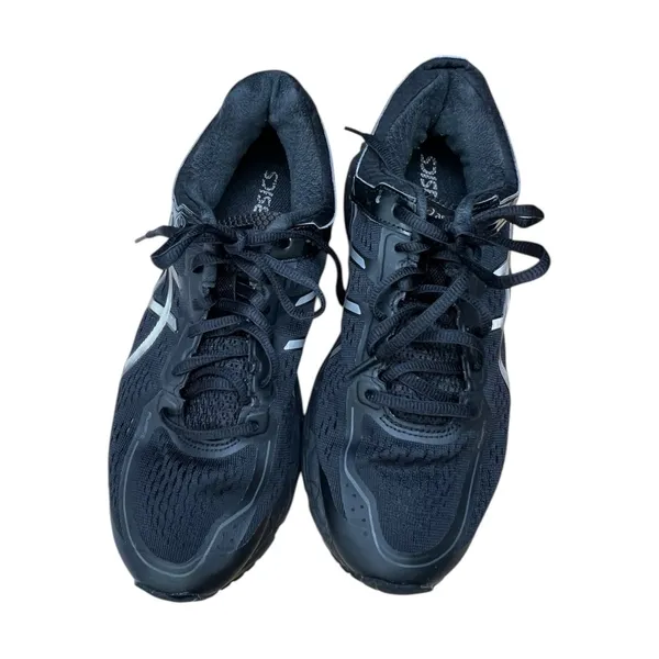 Asics Gel-Kayano 22 Black Silver Running Shoes T598N Womens 9.5 - Image 4