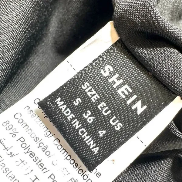 SHEIN EZwear Silver A-Line Mini Skort w/ Built-In Shorts | Size S - Image 6