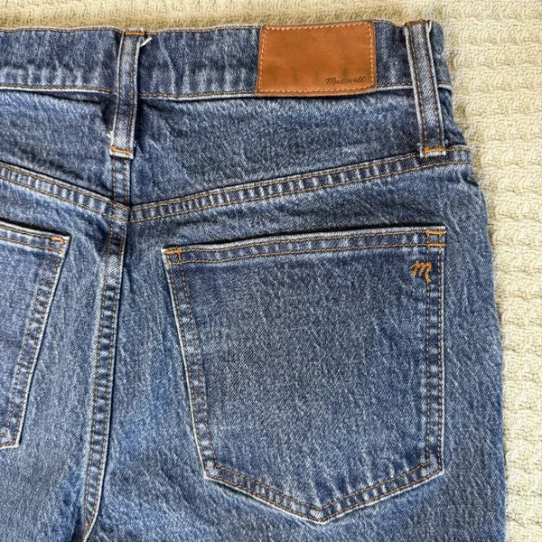 Madewell Perfect Vintage Jean Womens 27 Haight Wash Denim Pants Stretch NA919 - Image 3