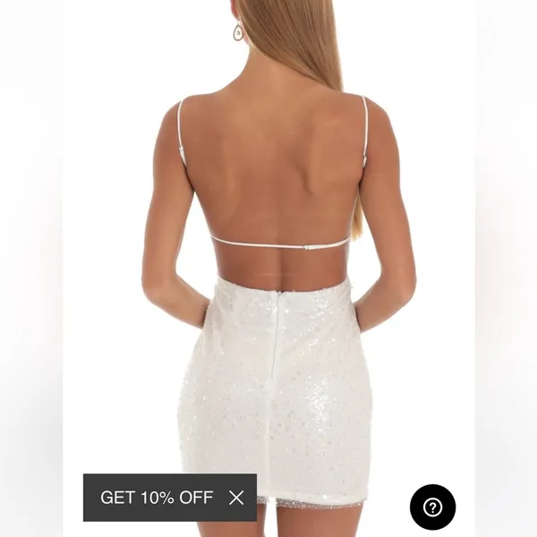 Lucy in the Sky strappy homecoming dress size xs - Image 6