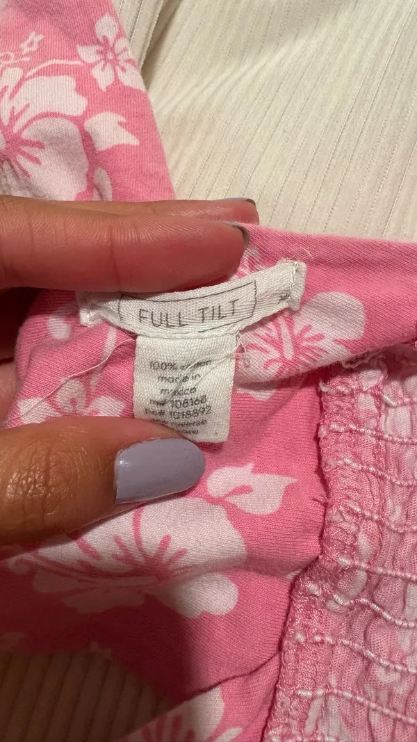 Tillys Tube Top Pink - Image 3