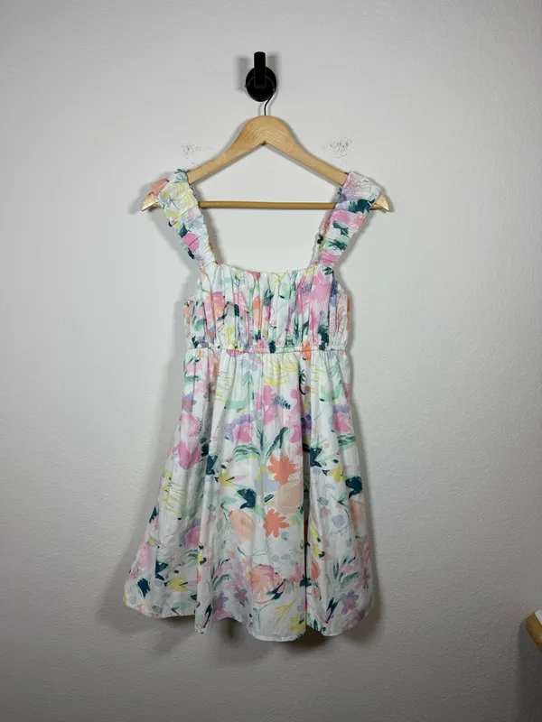 Abercrombie x The Trevor Project Floral Mini Dress Puff Strap Pride M - Image 5