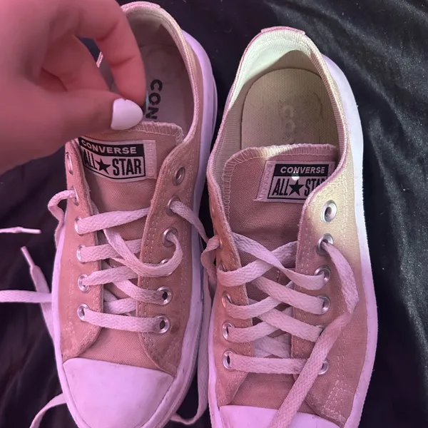 Converse Tan Canvas Women's Shoes - Image 2