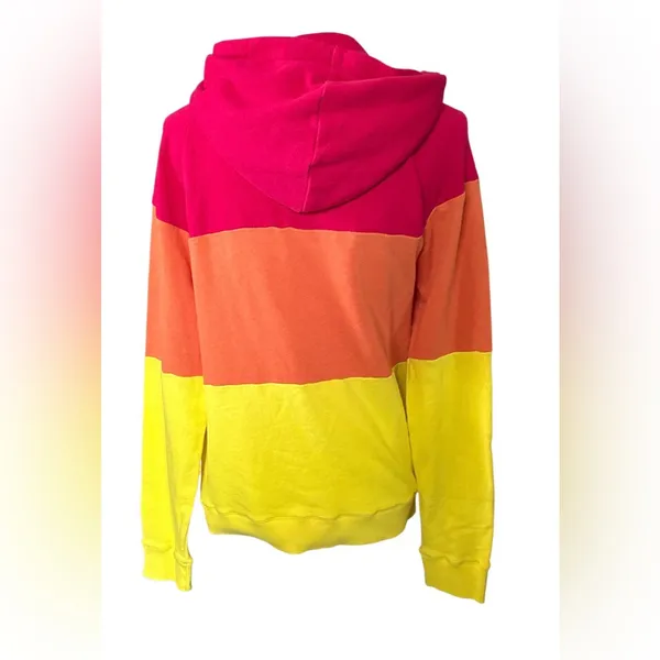 Faherty NWOT Color-block stripped relaxed hoodie - Image 3