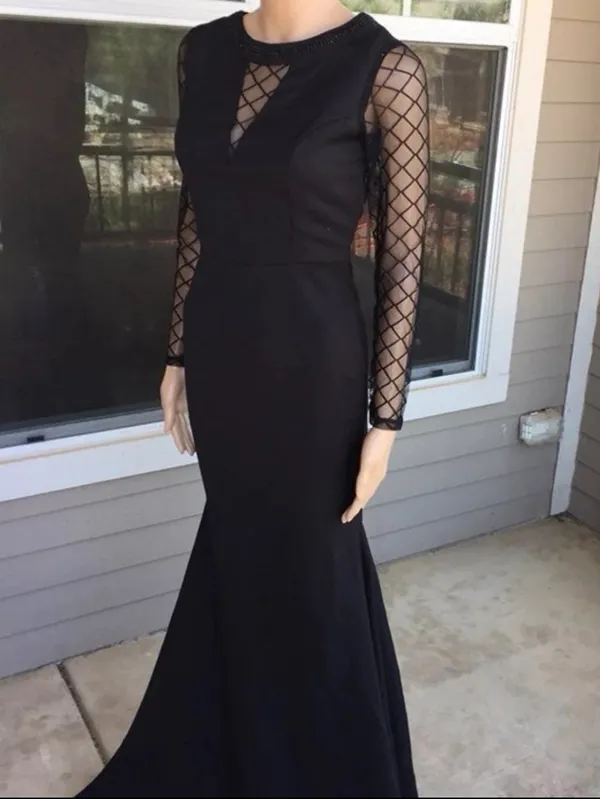 Elegant Black Long - Image 7