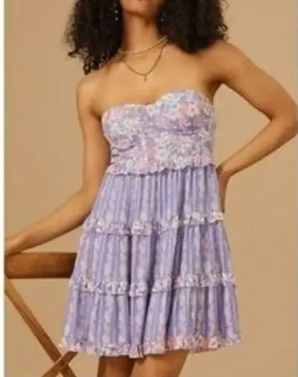 NWOT Altar’d State Strapless Mini Dress - Image 2