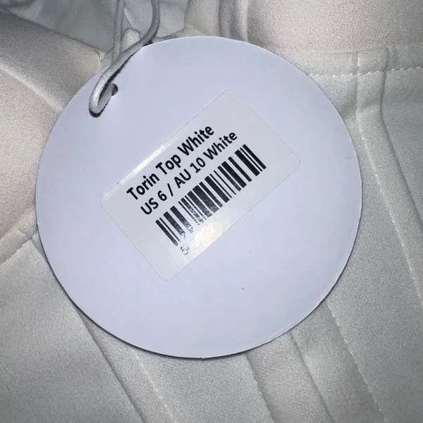 Princess Polly Torin Top in White Size 6 New with tag - Image 10