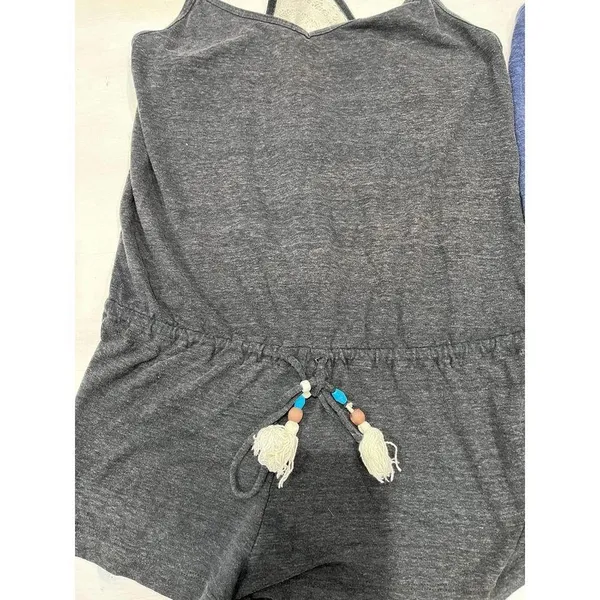 Romper bundle‎ dark grey and blue size small - Image 3