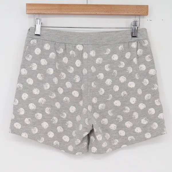 Unbranded Shorts Womens S Polka Dot Grey Lounge Casual Excellent - Image 2