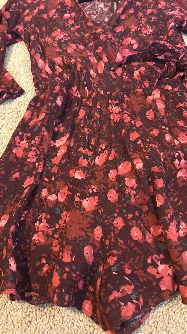 Free People Floral Romper - Image 9