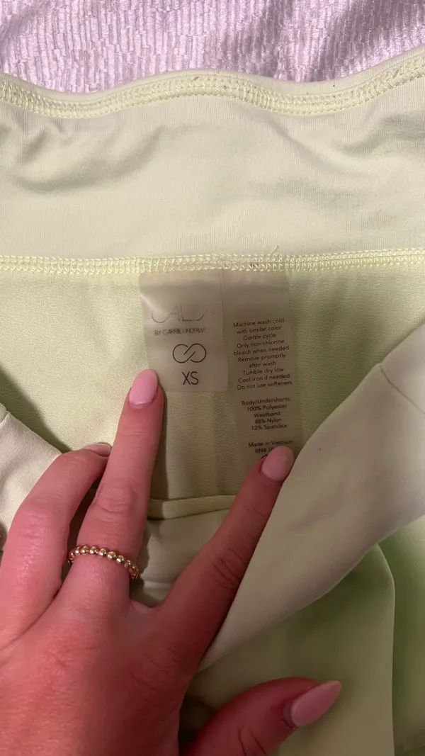 Calia by Carrie Lime Green Shorts - Image 3