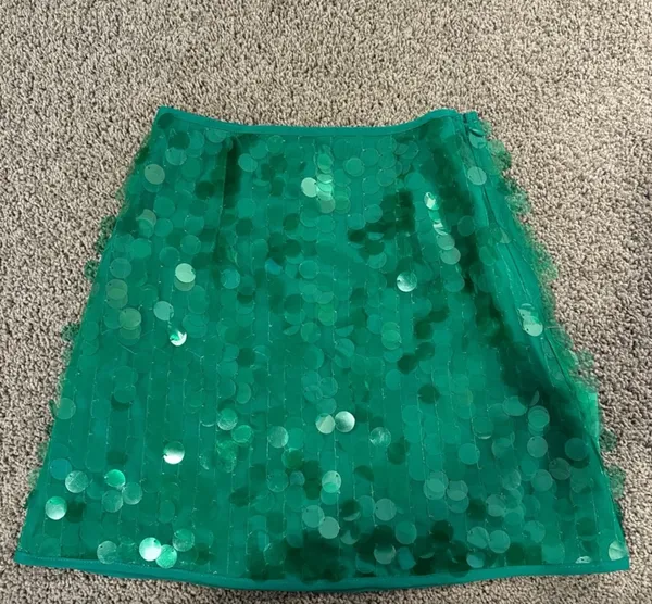 ASOS Only worn twice Green sequin skirt - Image 2